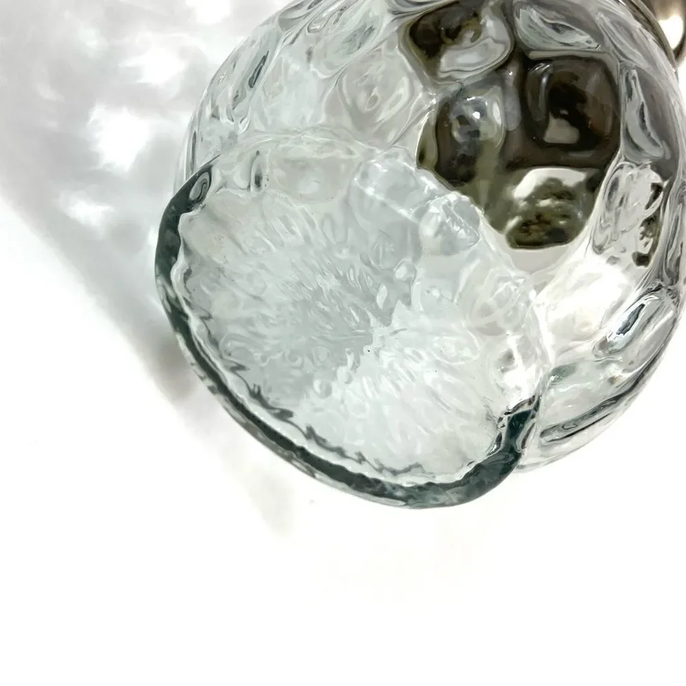 VINTAGE European Silver Mounted Glass Decanter